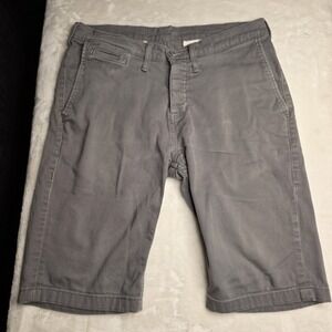 Levi's  Men's Gray Denim Button Fly‎ Shorts Roughly Size 32 or 34 Waist